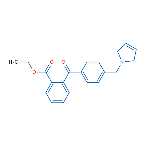 Ethyl 2-(4-((2,5-dihydro-1H-pyrrol-1-yl)methyl)benzoyl)benzoate 1g