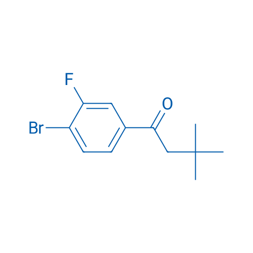 4'-Bromo-3,3-dimethyl-3'-fluorobutyrophenone 1g