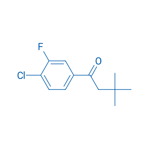 4'-Chloro-3,3-dimethyl-3'-fluorobutyrophenone 1g