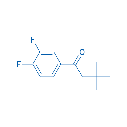 3',4'-Difluoro-3,3-dimethylbutyrophenone 1g