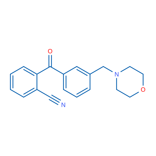 2-Cyano-3'-morpholinomethyl benzophenone 1g