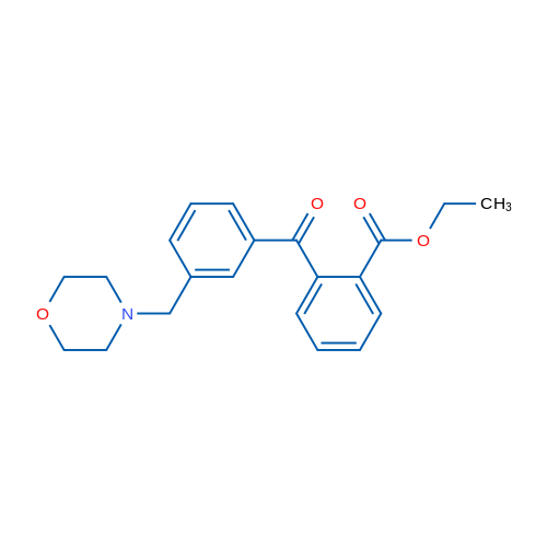 2-Carboethoxy-3'-morpholinomethyl benzophenone 1g