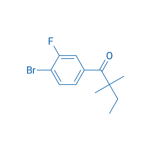 4'-Bromo-2,2-dimethyl-3'-fluorobutyrophenone 1g
