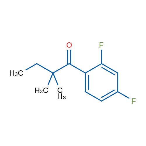 2',4'-Difluoro-2,2-dimethylbutyrophenone 1g