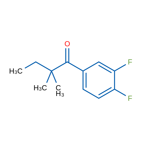 3',4'-Difluoro-2,2-dimethylbutyrophenone 1g