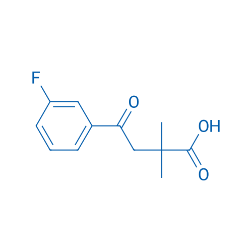 2,2-Dimethyl-4-(3-fluorophenyl)-4-oxobutyric acid 1g
