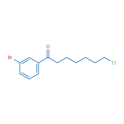 1-(3-Bromophenyl)-7-chloro-1-oxoheptane 1g