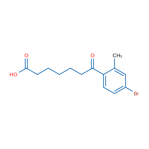7-(4-Bromo-2-methylphenyl)-7-oxoheptanoic acid 1g