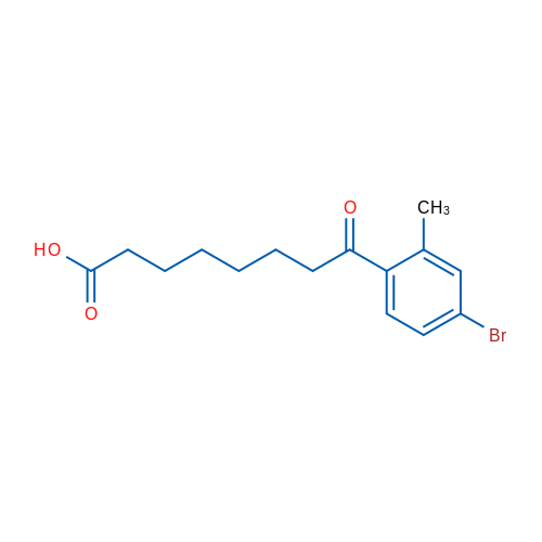 8-(4-Bromo-2-methylphenyl)-8-oxooctanoic acid 1g