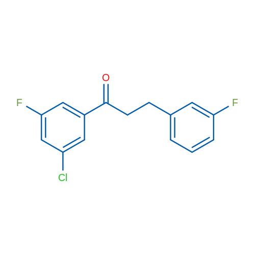 3'-Chloro-5'-fluoro-3-(3-fluorophenyl)propiophenone 1g