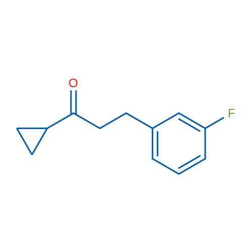 Cyclopropyl 2-(3-fluorophenyl)ethyl ketone 1g