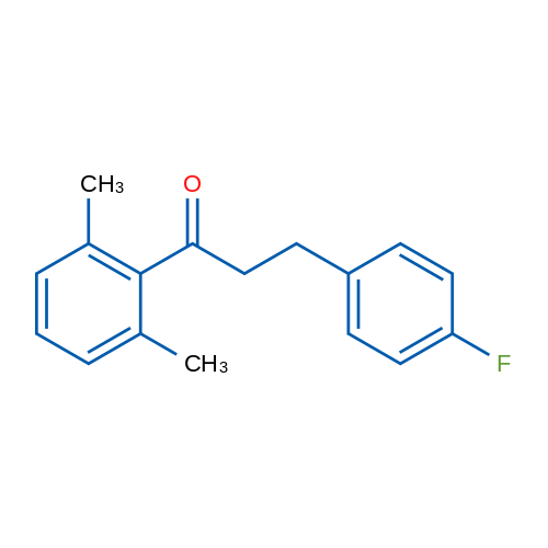 2',6'-Dimethyl-3-(4-fluorophenyl)propiophenone 1g