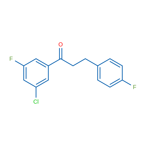 3'-Chloro-5'-fluoro-3-(4-fluorophenyl)propiophenone 1g