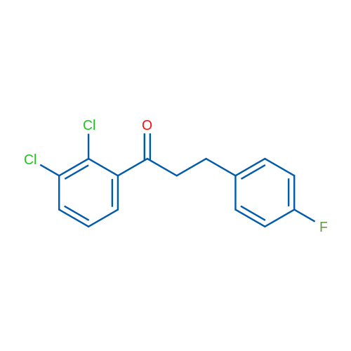 2',3'-Dichloro-3-(4-fluorophenyl)propiophenone 1g