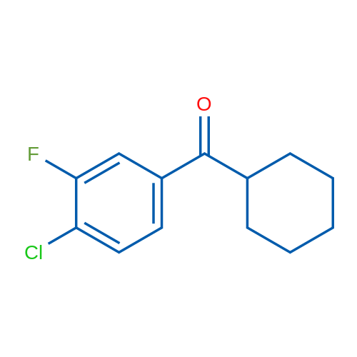 4-Chloro-3-fluorophenyl cyclohexyl ketone 1g
