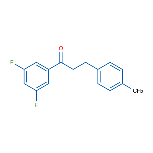 3',5'-Difluoro-3-(4-methylphenyl)propiophenone 1g