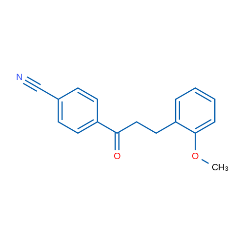 4'-Cyano-3-(2-methoxyphenyl)propiophenone 1g