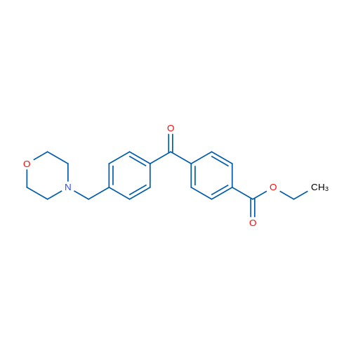 4-Carboethoxy-4'-morpholinomethyl benzophenone 1g