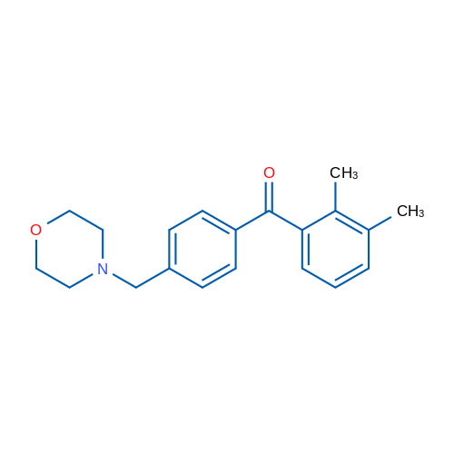 2,3-Dimethyl-4'-morpholinomethyl benzophenone 1g