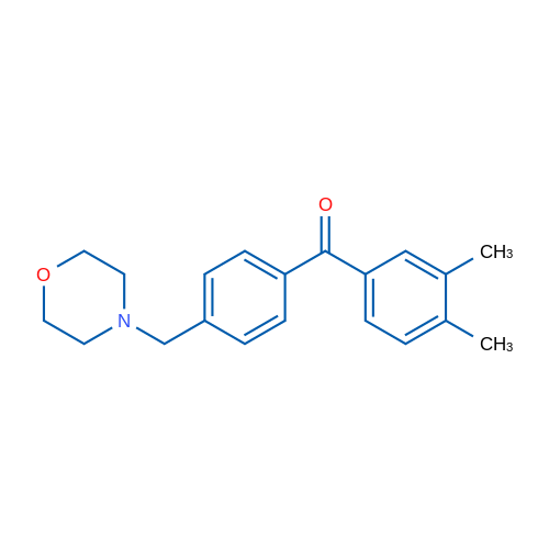 3,4-Dimethyl-4'-morpholinomethyl benzophenone 1g