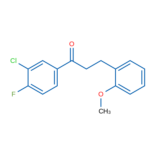 3'-Chloro-4'-fluoro-3-(2-methoxyphenyl)propiophenone 1g