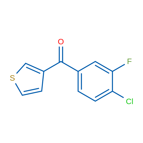 3-(4-Chloro-3-fluorobenzoyl)thiophene 1g