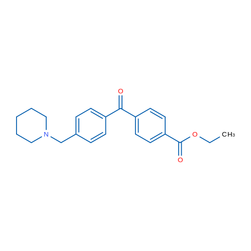 4-Carboethoxy-4'-piperidinomethyl benzophenone 1g