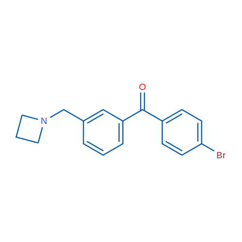 (3-(Azetidin-1-ylmethyl)phenyl)(4-bromophenyl)methanone 1g