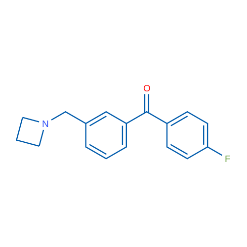 (3-(Azetidin-1-ylmethyl)phenyl)(4-fluorophenyl)methanone 1g