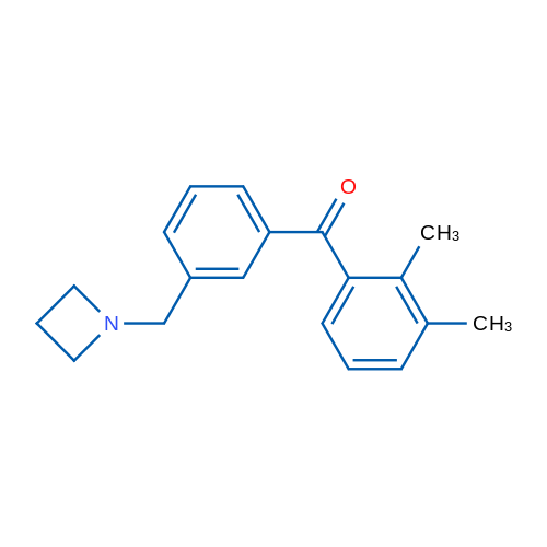 (3-(Azetidin-1-ylmethyl)phenyl)(2,3-dimethylphenyl)methanone 1g