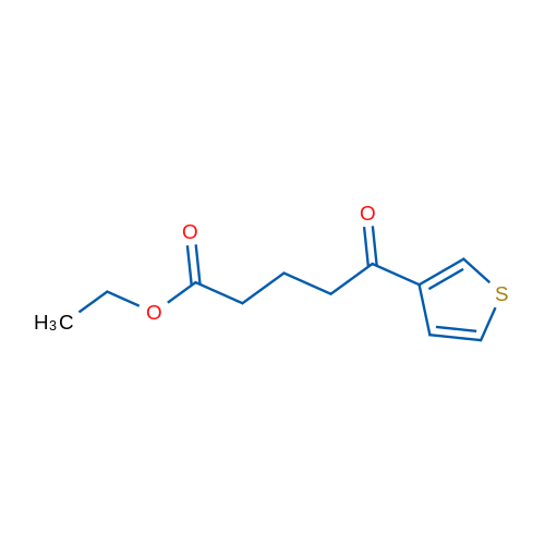 Ethyl 5-oxo-5-(3-thienyl)valerate 1g