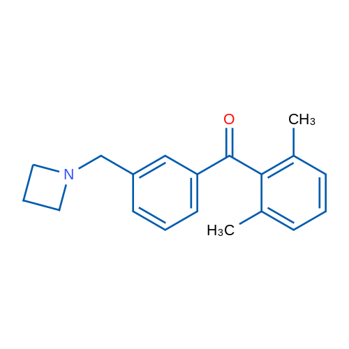 (3-(Azetidin-1-ylmethyl)phenyl)(2,6-dimethylphenyl)methanone 1g