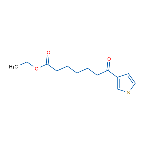 Ethyl 7-oxo-7-(3-thienyl)heptanoate 1g