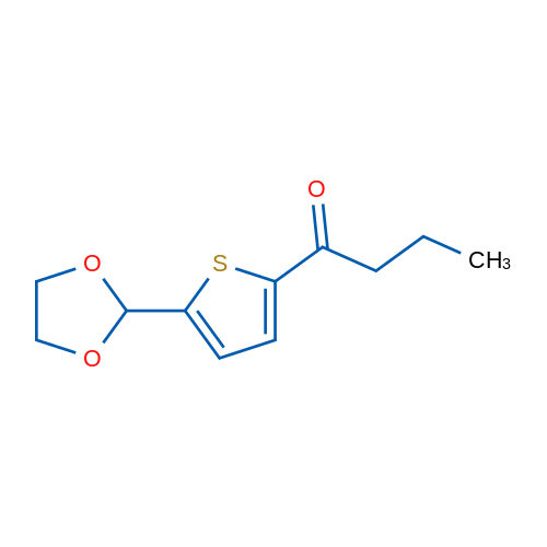 5-(1,3-Dioxolan-2-yl)-2-thienyl propyl ketone 1g