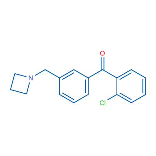 (3-(Azetidin-1-ylmethyl)phenyl)(2-chlorophenyl)methanone 1g