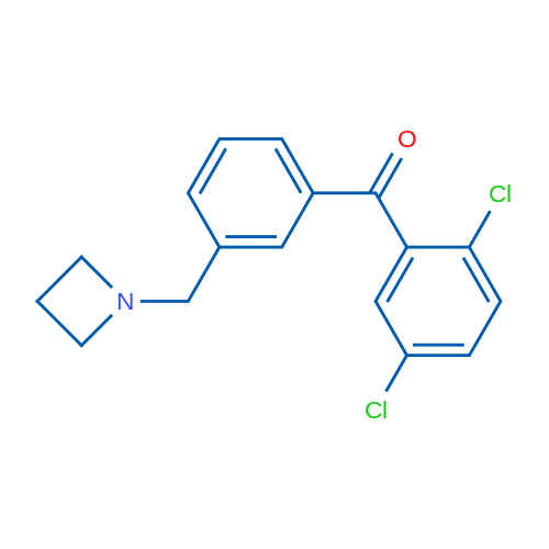 (3-(Azetidin-1-ylmethyl)phenyl)(2,5-dichlorophenyl)methanone 1g