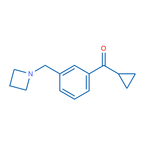 (3-(Azetidin-1-ylmethyl)phenyl)(cyclopropyl)methanone 1g