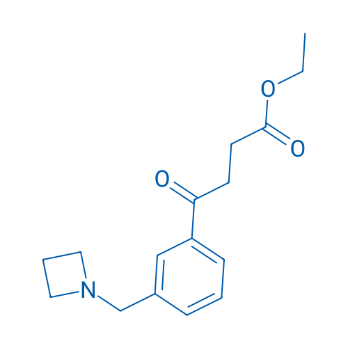 Ethyl 4-(3-(azetidin-1-ylmethyl)phenyl)-4-oxobutanoate 1g