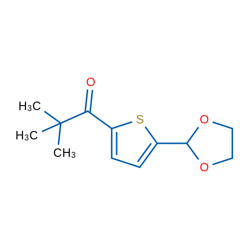tert-Butyl 5-(1,3-dioxolan-2-yl)-2-thienyl ketone 1g