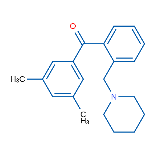 3',5'-Dimethyl-2-piperidinomethyl benzophenone 1g