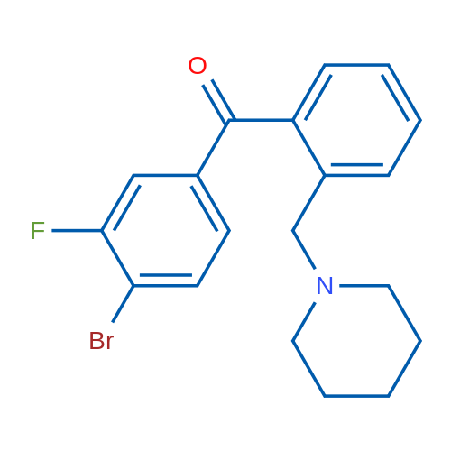 4'-Bromo-3'-fluoro-2-piperidinomethyl benzophenone 1g