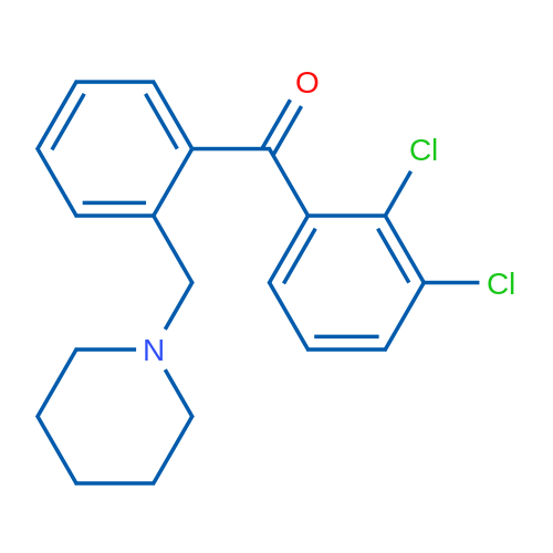 2,3-Dichloro-2'-piperidinomethyl benzophenone 1g