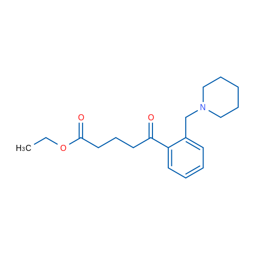 Ethyl 5-oxo-5-[2-(piperidinomethyl)phenyl]valerate 1g
