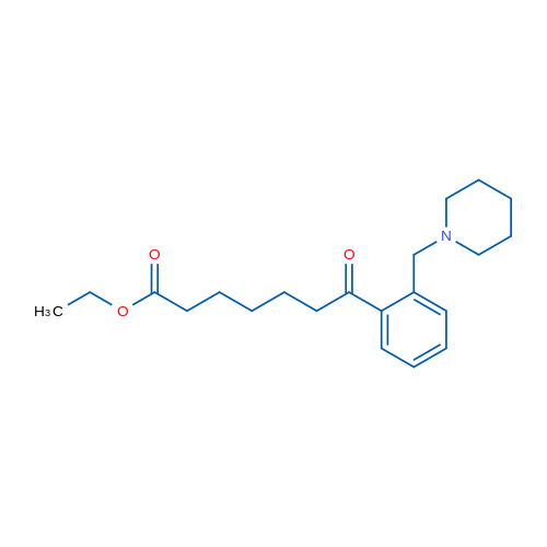 Ethyl 7-oxo-7-[2-(piperidinomethyl)phenyl]heptanoate 1g