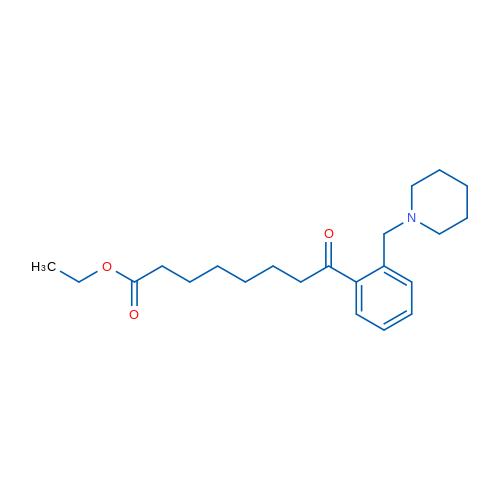 Ethyl 8-oxo-8-[2-(piperidinomethyl)phenyl]octanoate 1g