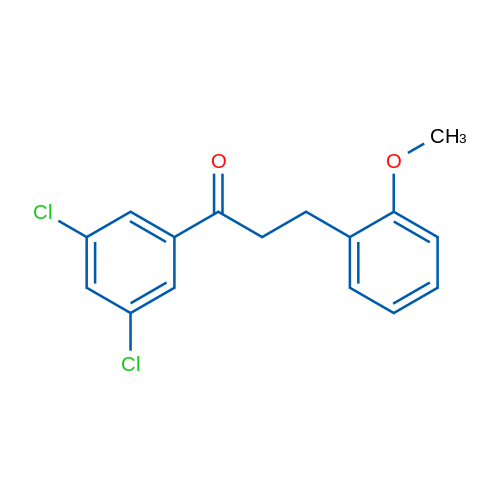 3',5'-Dichloro-3-(2-methoxyphenyl)propiophenone 1g