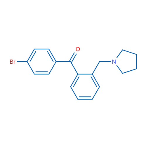 4'-Bromo-2-pyrrolidinomethyl benzophenone 1g