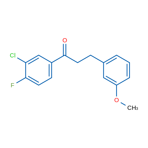 3'-Chloro-4'-fluoro-3-(3-methoxyphenyl)propiophenone 1g