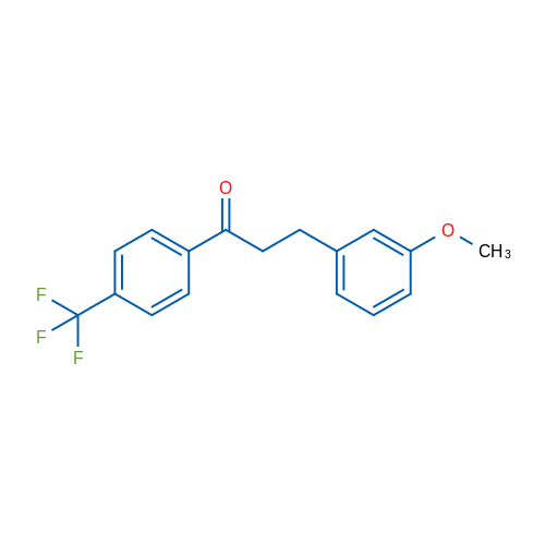 3-(3-Methoxyphenyl)-4'-trifluoromethylpropiophenone 1g
