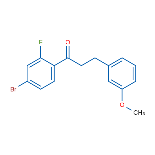4'-Bromo-2'-fluoro-3-(3-methoxyphenyl)propiophenone 1g